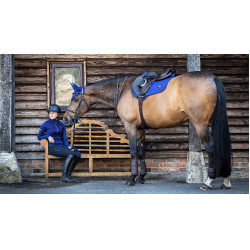 Mantilla LeMieux Loire Close Contact Square Azul tinta Mantilla LeMieux Loire Close Contact Square Azul tinta