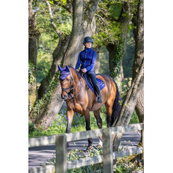 Mantilla LeMieux Loire Close Contact Square Azul tinta Mantilla LeMieux Loire Close Contact Square Azul tinta