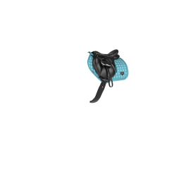 Mantilla LeMieux Loire Classic Close Contact Square Azul celeste