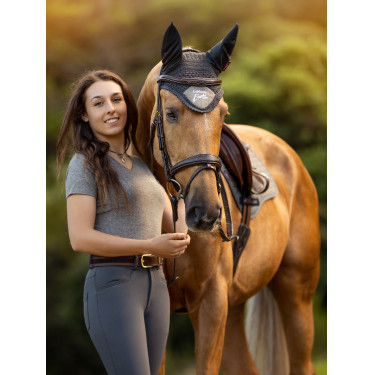 Cubreorejas anti-moscas LeMieux Earth Musgo Marrón