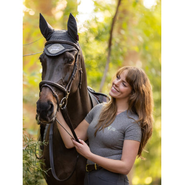 Cubreorejas anti-moscas LeMieux Earth Musgo Marrón