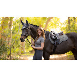 Mantilla LeMieux Earth GP Square Musgo Marrón Mantilla LeMieux Earth GP Square Musgo Marrón