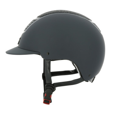 Casco EQUITHEME Airy Negro / azúl brillo Casco EQUITHEME Airy Negro / azúl brillo