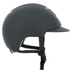 Casco EQUITHEME Airy Negro / azúl brillo Casco EQUITHEME Airy Negro / azúl brillo