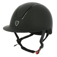 Casco EQUITHEME Glint Mat Negro mate / negro