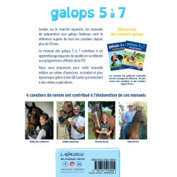 Cuaderno de ejercicios galope 5 a 7 con vídeos Lavauzelle