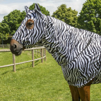 Máscara Equi-Theme Anti-eczema Cebra negro / blanco