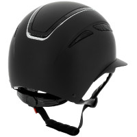 Casco EQUITHEME Agris visera ancha Noir argenté