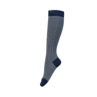 Calcetines Harcour Spiral Tweed marino / blanco