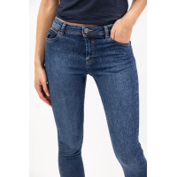 Jean Slim Harcour Preppy Jean crudo Azul marino