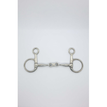 Mors Baucher doble rotura enlace plano 11mm Harcour Mors Baucher doble rotura enlace plano 11mm Harcour