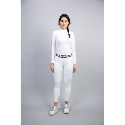 Pantalon Harcour Costaso fix system grip femme Blanco