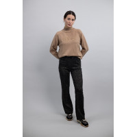 Pantalón de Traje Harcour Poba Negro oro