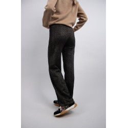 Pantalón de Traje Harcour Poba Negro oro