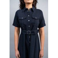 Vestido Harcour Disca Marino Azul marino Vestido Harcour Disca Marino Azul marino