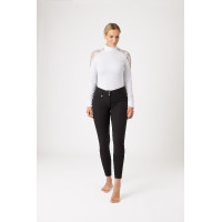 Pantalón mujer con grip silicona Horze Grand Prix Negro Pantalón mujer con grip silicona Horze Grand Prix Negro