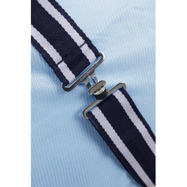 Manta antimoscas Freja Horze con cubre cuello Azúl claro Manta antimoscas Freja Horze con cubre cuello Azúl claro