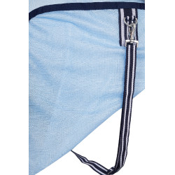 Manta antimoscas Freja Horze con cubre cuello Azúl claro Manta antimoscas Freja Horze con cubre cuello Azúl claro