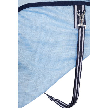 Manta antimoscas Freja Horze con cubre cuello Azúl claro Manta antimoscas Freja Horze con cubre cuello Azúl claro