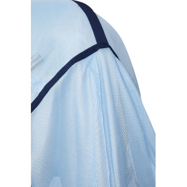 Manta antimoscas Freja Horze con cubre cuello Azúl claro Manta antimoscas Freja Horze con cubre cuello Azúl claro