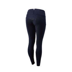 Pantalon silicona antideslizante Horze Daniela mujer Azul marino