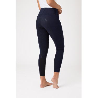 Pantalon silicona antideslizante Horze Daniela mujer Azul marino