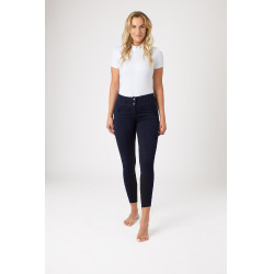 Pantalon silicona antideslizante Horze Daniela mujer Azul marino