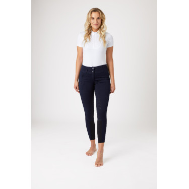 Pantalon silicona antideslizante Horze Daniela mujer Azul marino