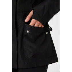 Chaqueta de cáscara técnica Horze Jadine mujer Negro