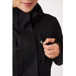 Chaqueta de cáscara técnica Horze Jadine mujer Negro