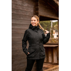 Chaqueta de cáscara técnica Horze Jadine mujer Negro