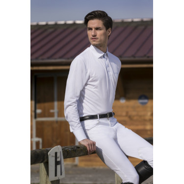 Polo Equi-Theme Mesh mangas largas Polo Equi-Theme Mesh mangas largas