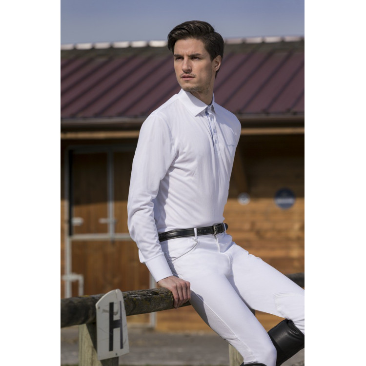 Polo Equi-Theme Mesh mangas largas Polo Equi-Theme Mesh mangas largas