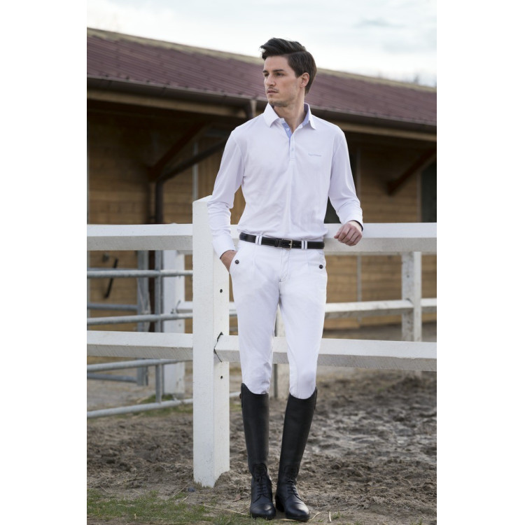 Polo Equi-Theme Mesh mangas largas Polo Equi-Theme Mesh mangas largas