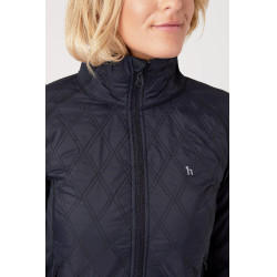 Chaqueta acolchada ligera Horze Zoe mujer Azul marino