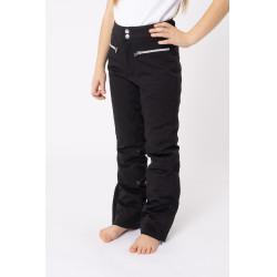 Pantalón acolchado de silicona Horze Adeline Kids Negro