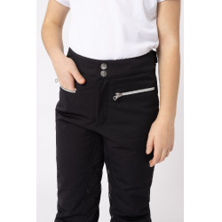 Pantalón acolchado de silicona Horze Adeline Kids Negro