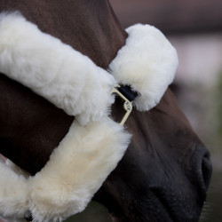 Cabezada de Cuadra con Piel de Cordero Tremblant B Vertigo Azul marino oscuro