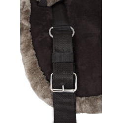 Montura Bareback de Ante PU Horze Negro / Gris Montura Bareback de Ante PU Horze Negro / Gris