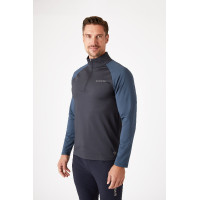 Top de entrenamiento B Vertigo Edmund para hombre con cremallera Azul marino oscuro / sombra azul Top de entrenamiento B Vertigo Edmund para hombre con cremallera Azul marino oscuro / sombra azul