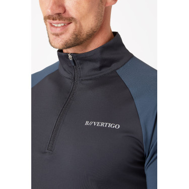 Top de entrenamiento B Vertigo Edmund para hombre con cremallera Top de entrenamiento B Vertigo Edmund para hombre con cremallera