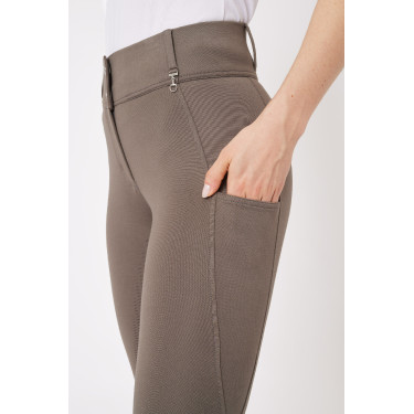 Pantalón de agarre integral para todas las estaciones Horze Mira Marrón colmenilla Marr&amp;amp;amp;oacute;n