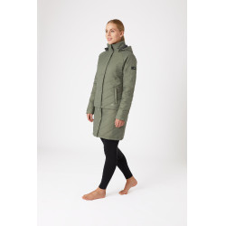 Plumífero Aurora Horze para mujer con falda desmontable Escarabajo verde Plumífero Aurora Horze para mujer con falda desmontable Escarabajo verde