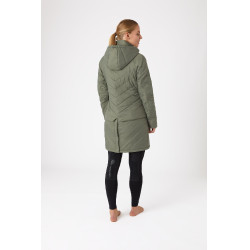 Plumífero Aurora Horze para mujer con falda desmontable Escarabajo verde Plumífero Aurora Horze para mujer con falda desmontable Escarabajo verde