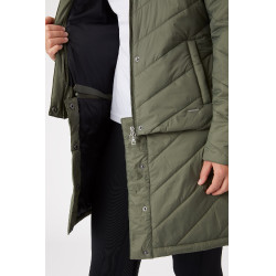 Plumífero Aurora Horze para mujer con falda desmontable Escarabajo verde Plumífero Aurora Horze para mujer con falda desmontable Escarabajo verde