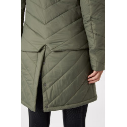 Plumífero Aurora Horze para mujer con falda desmontable Escarabajo verde Plumífero Aurora Horze para mujer con falda desmontable Escarabajo verde