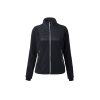 Chaqueta softshell híbrida para mujer Horze Maeve Azul marino oscuro
