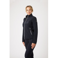 Chaqueta softshell híbrida para mujer Horze Maeve Azul marino oscuro Chaqueta softshell híbrida para mujer Horze Maeve Azul marino oscuro