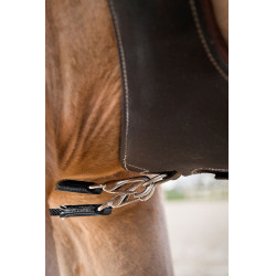 Riendas cuero / nilón típo alemanas Horze Sparta Negro Riendas cuero / nilón típo alemanas Horze Sparta Negro