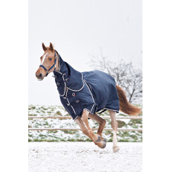 Manta exterior Georgina B Vertigocon cubrecuello amovible 250 g Azul marino Manta exterior Georgina B Vertigocon cubrecuello amovible 250 g Azul marino